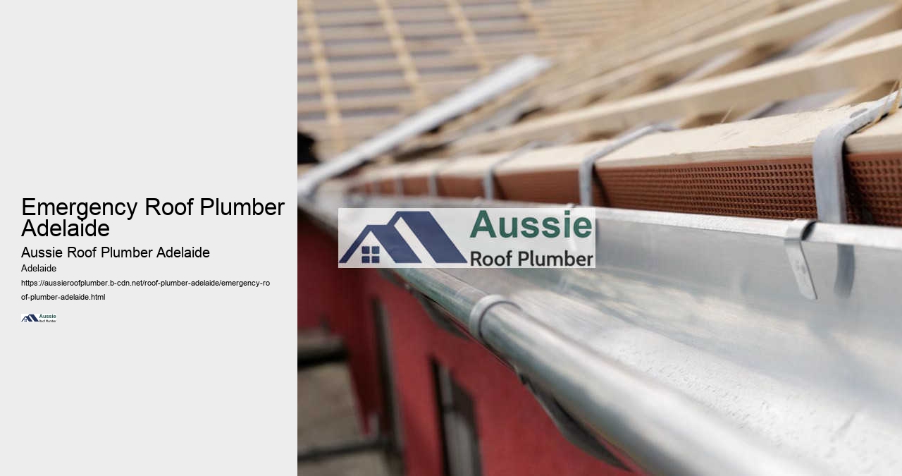 Emergency Roof Plumber Adelaide